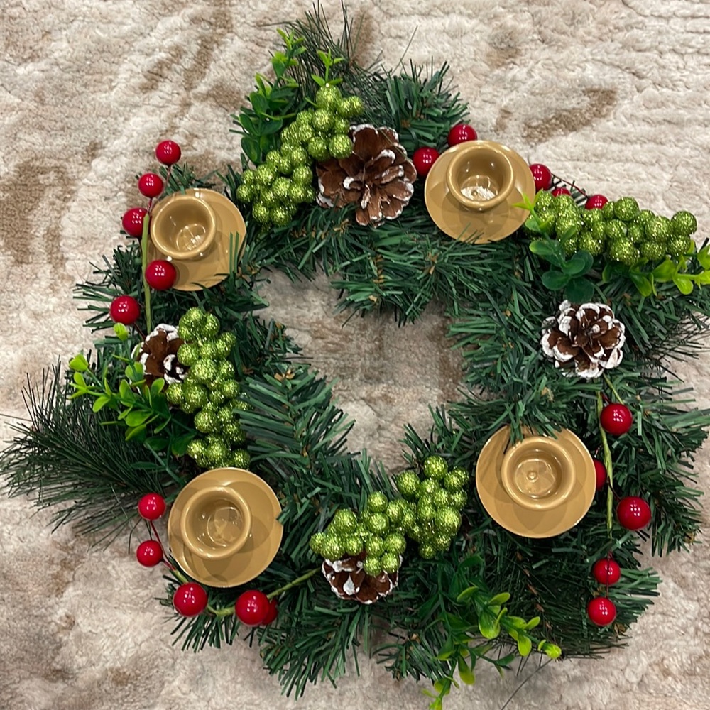 Christmas candle holder